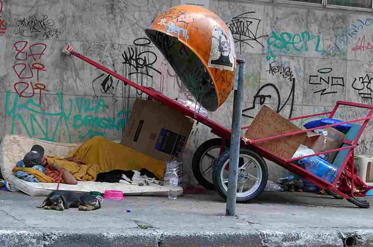 Morador de rua em São Paulo | Foto: Jorge Araujo