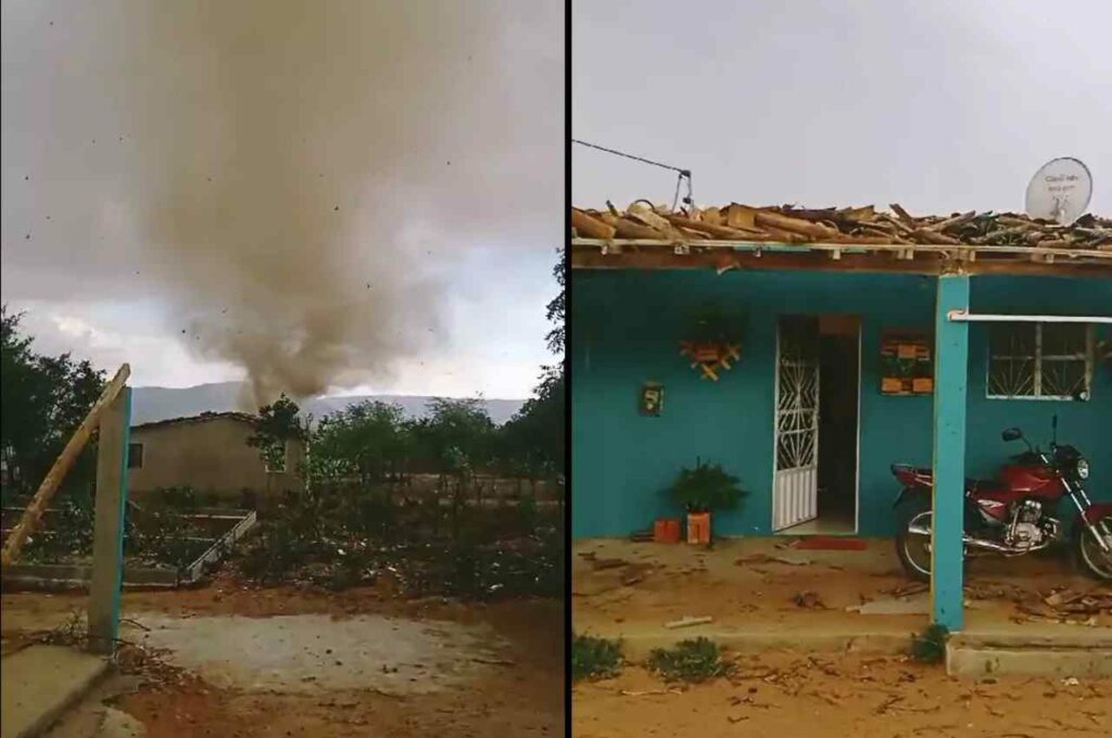 Registros de tornado em cidade do Sertão de AL assustam moradores