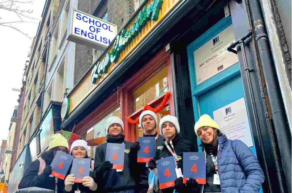Estudantes muricienses da Escola de Línguas entram na rotina de aulas de inglês em Londres