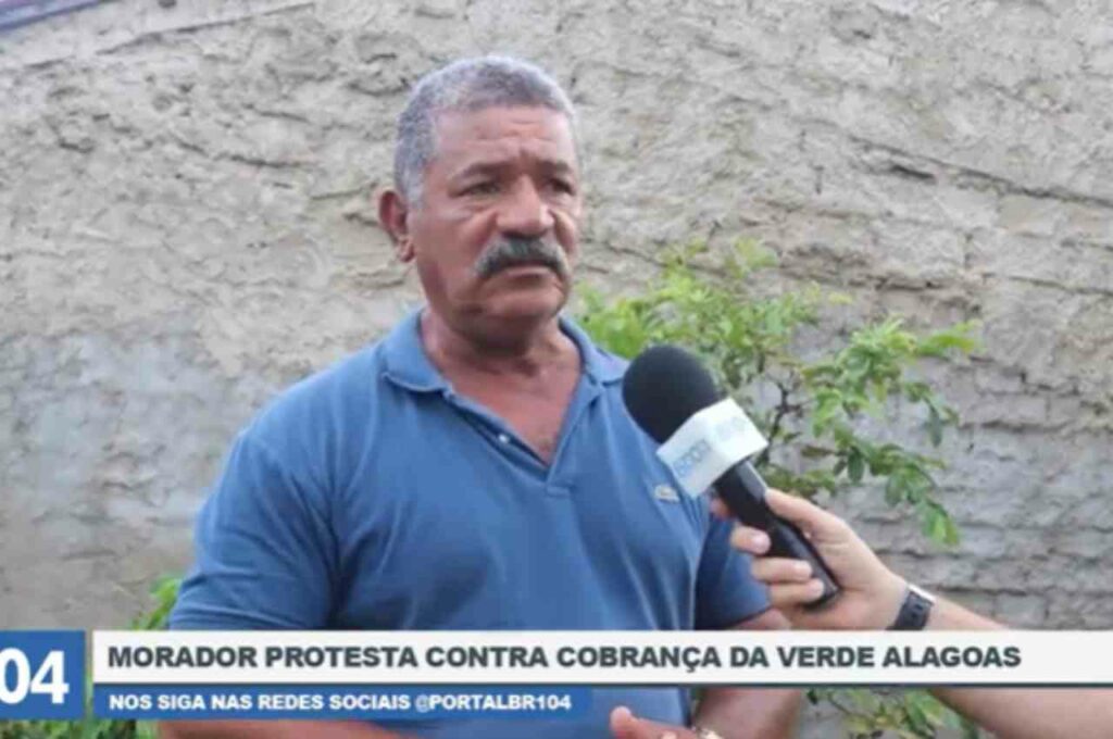 Nal protesta contra a taxa de esgoto cobrada pela Verde Alagoas