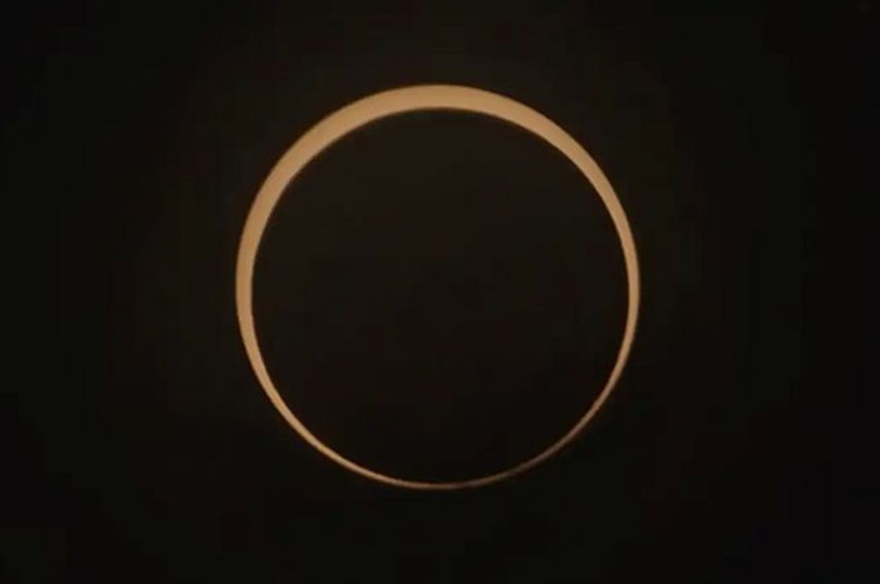 Eclipse total do sol | @ Reprodução/Observatório Nacional