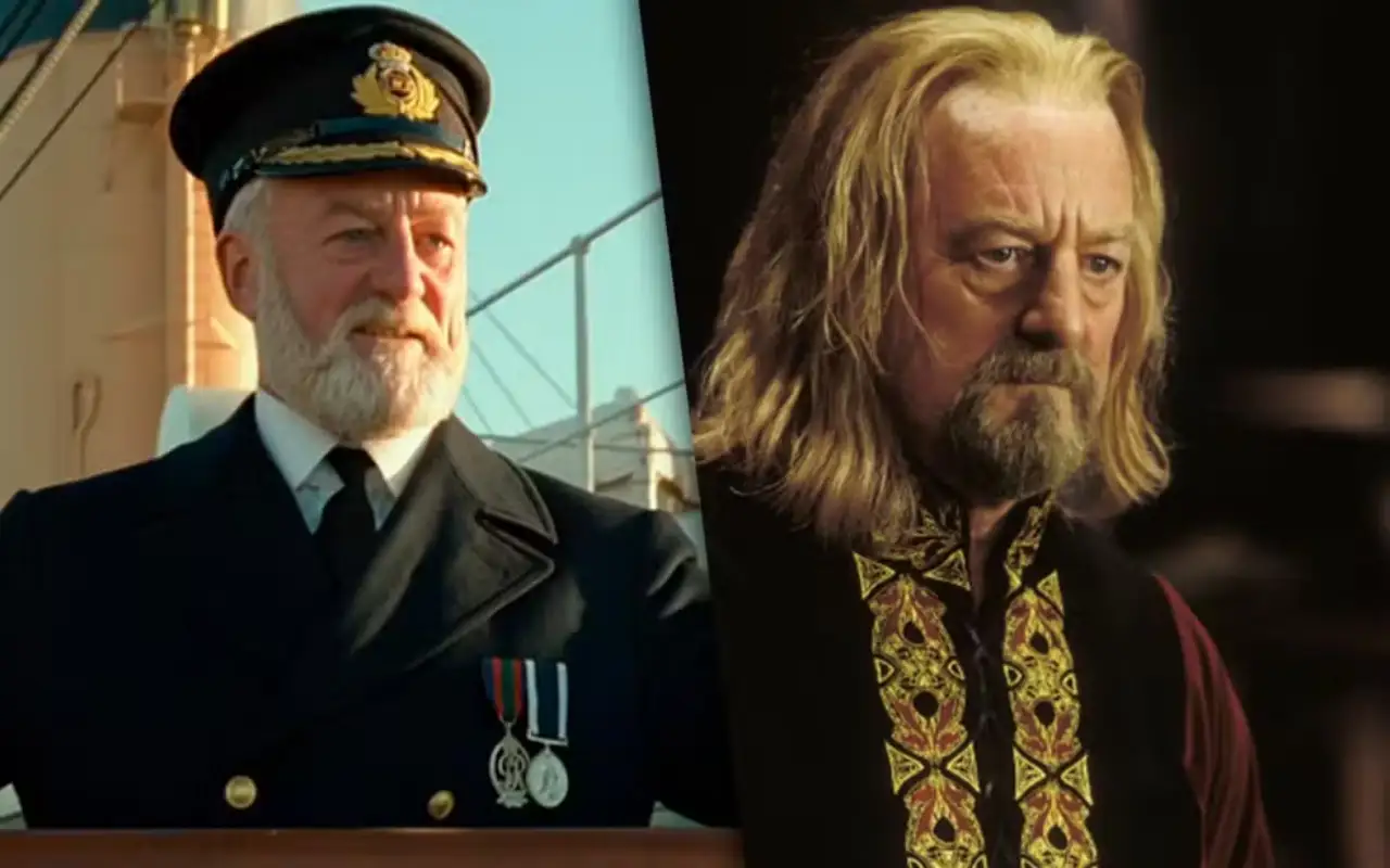 Bernard Hill em Titanic e O Senhor dos Aneis - @Reprodução