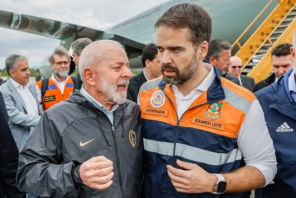 Lula e Eduardo Leite - @Reprodução