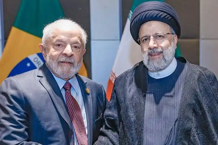 Lula e o presidente do Irã - @Reprodução