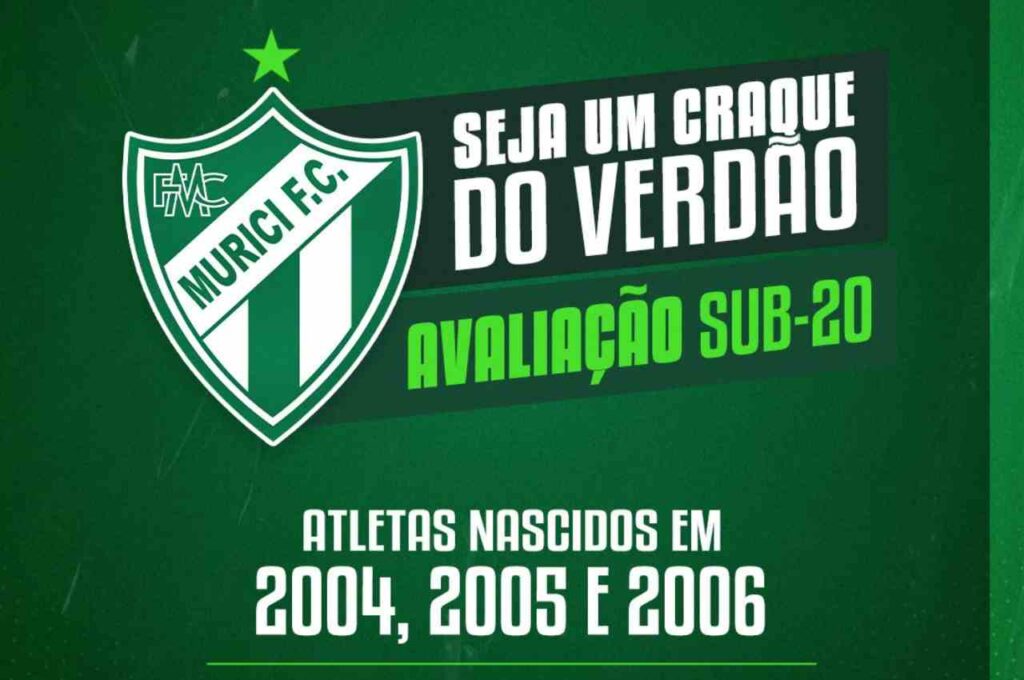 Murici FC realiza avaliação para a categoria Sub-20