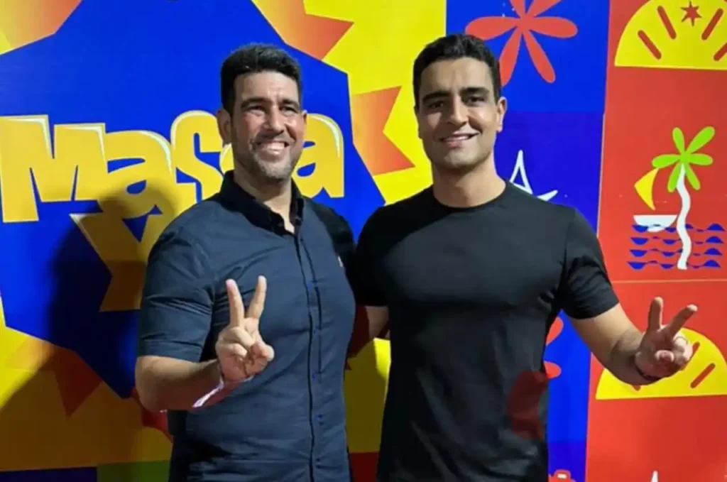 O encontro de Bruno Lopes e JHC no São João de Maceió