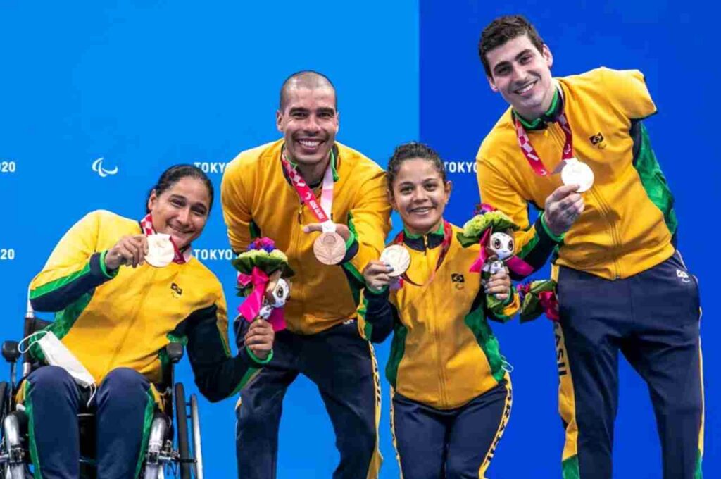 Brasil termina no top 5 do quadro de medalhas das Paralimpíadas de Paris