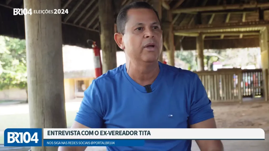 Ex-vereador Tita será entrevistado pelo BR104 nesta terça-feira