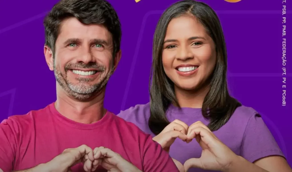 Júnior Menezes faz campanha de porta a porta no bairro Nova Esperança nesta terça