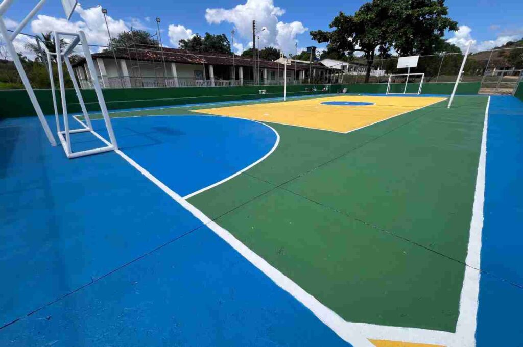 Branquinha conclui reforma de quadra e acelera reestruturação de dois outros espaços na zona rural