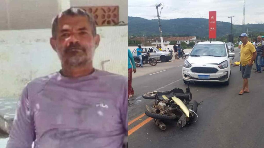 Motociclista morre após colisão envolvendo dois carros na BR-104, em União dos Palmares