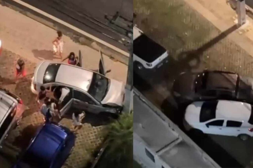 Motorista é preso após bater em cinco carros e poste em Maceió