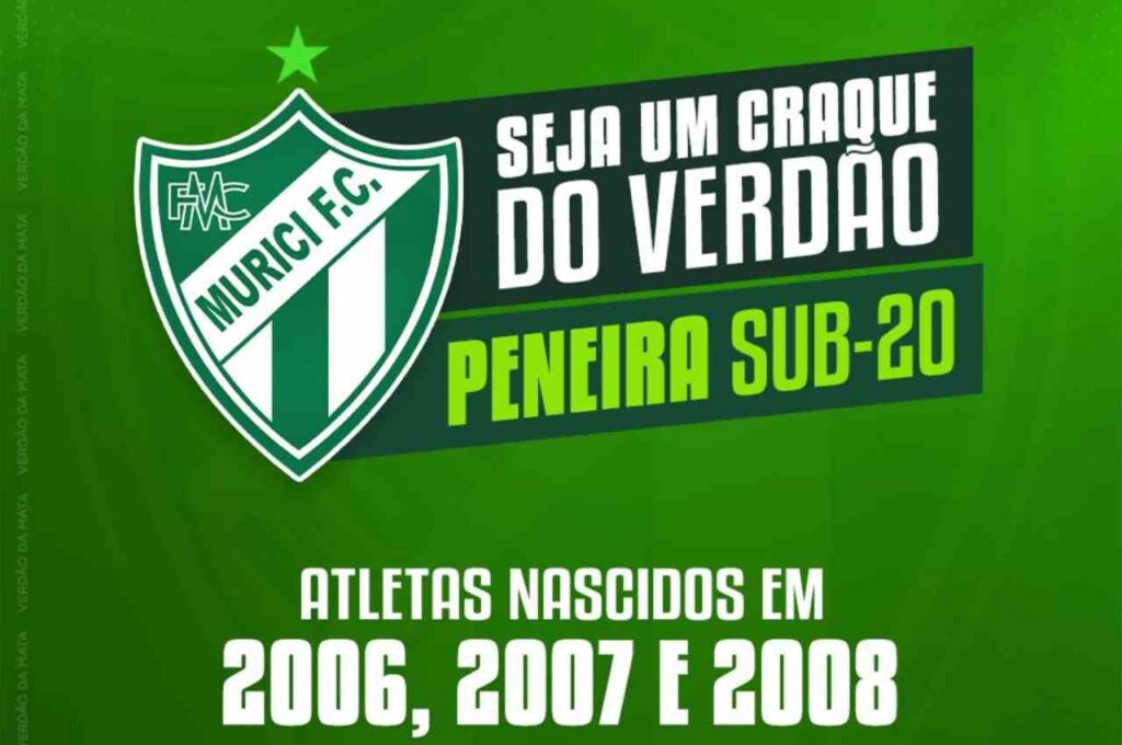 Seletiva para Murici F.C. sub-20 acontece nesta terça