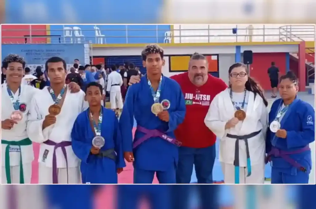 Judocas de União dos Palmares ganham 1 ouro, 2 pratas e 3 bronzes no Norte-Nordeste de Judô
