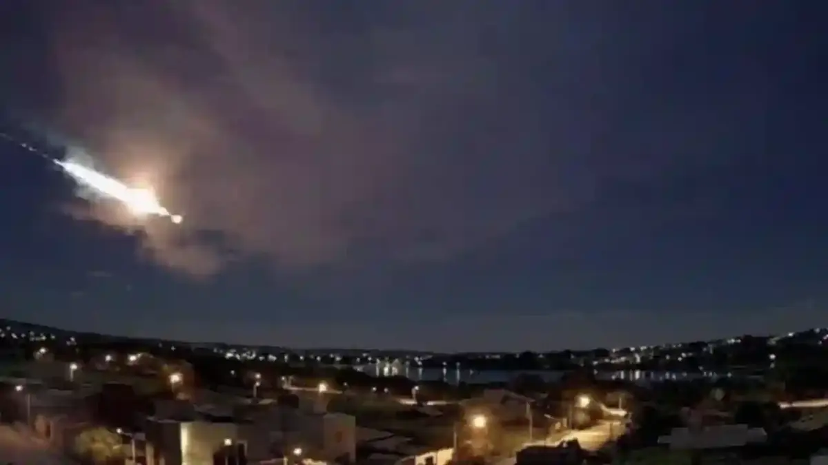 Meteoro em Minas Gerais - @Reprodução