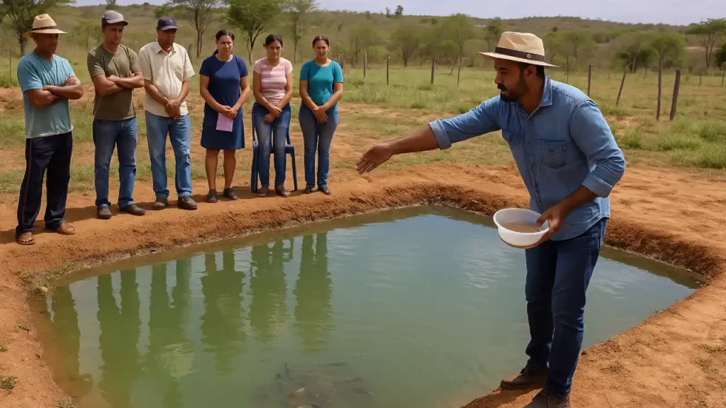 Agricultores de Caruaru recebem capacitação em piscicultura e acesso a benefícios rurais