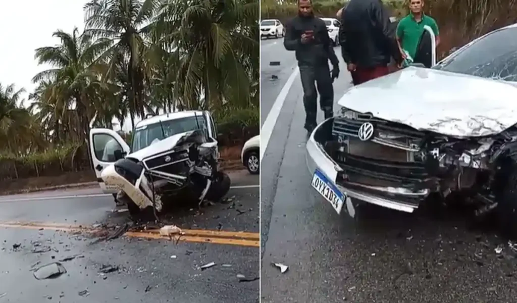 Carro da Semed de São Miguel dos Campos se envolve em colisão na AL-101 Sul