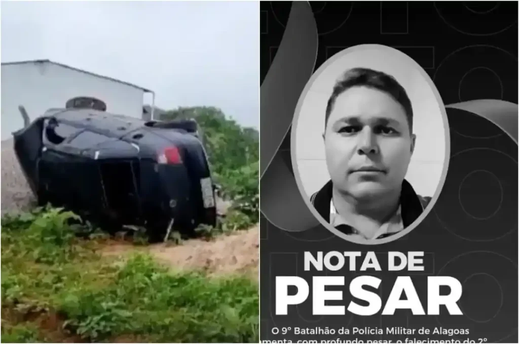 Sargento da PM morre em acidente de carro a caminho do trabalho em Mata Grande