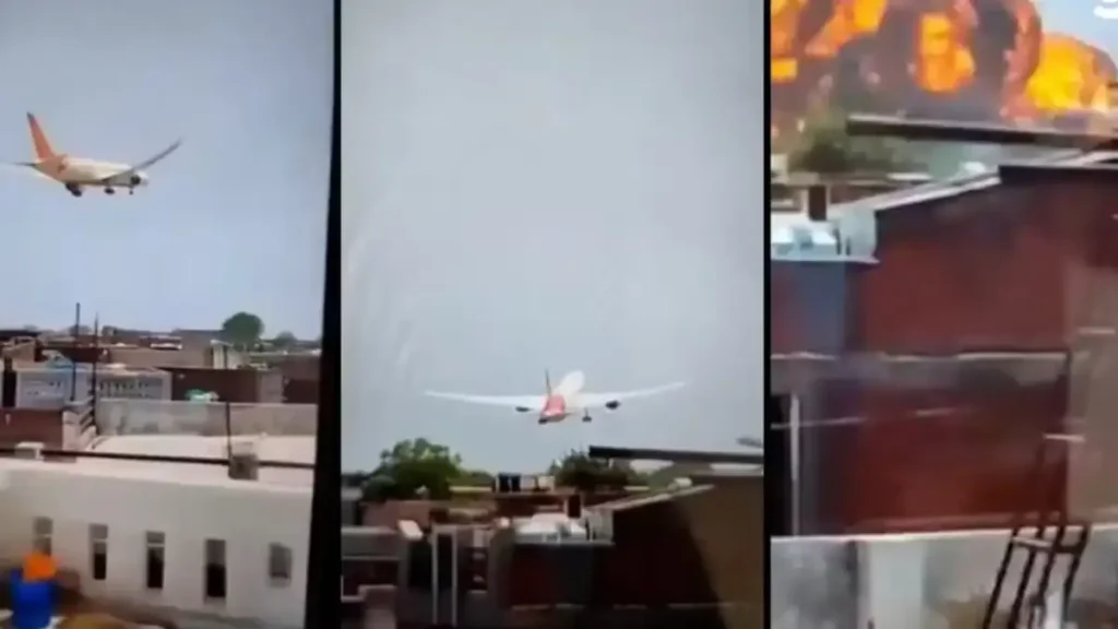 Avião com 242 pessoas cai na Índia após decolagem e atinge prédios em Ahmedabad