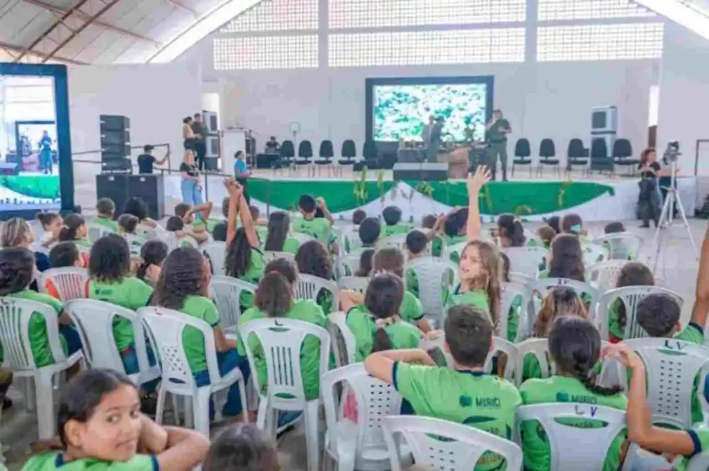 Ação ambiental reúne alunos da rede pública de Murici em evento de educação e preservação