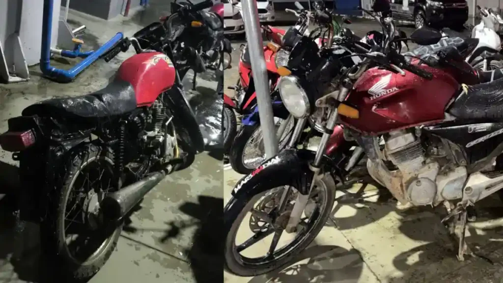 Polícia Militar apreende duas motos irregulares durante operação em discoteca de Branquinha