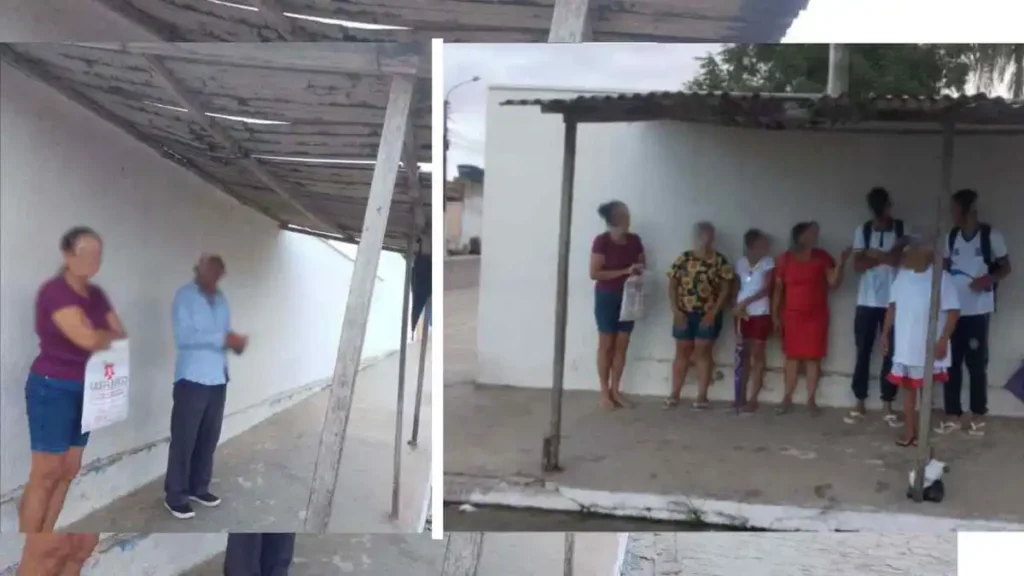 Ponto de ônibus em Arapiraca ameaça usuários e MP pressiona prefeitura por ação urgente