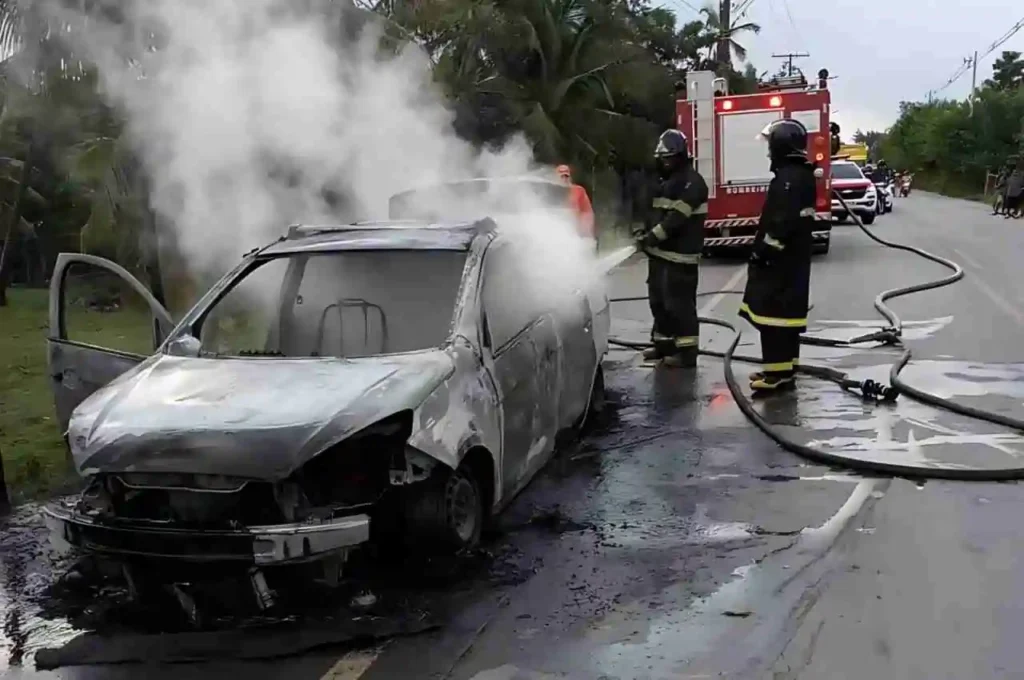 Incêndios em veículos em Alagoas crescem mais de 130% em 2025, aponta Corpo de Bombeiros