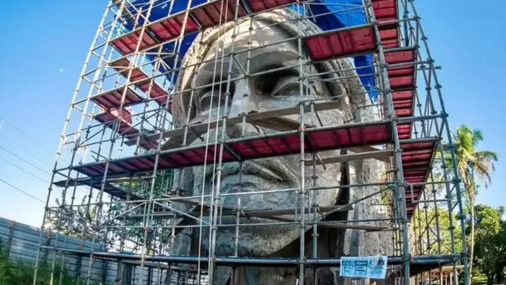 MPAL investiga obras da maior estátua de Cristo do mundo em Pilar