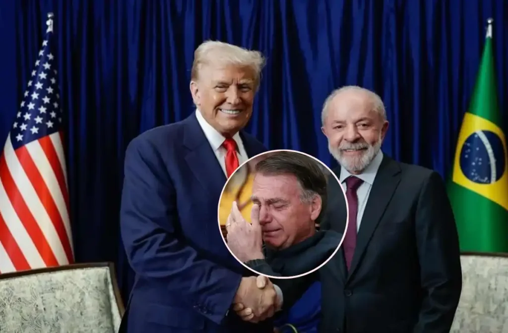 Bolsonaro é citado por Trump antes de reunião com Lula, mas fica fora da pauta oficial