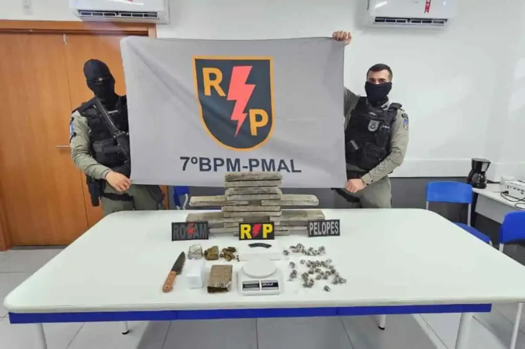 Operação desarticula grupo criminoso no Sertão de Alagoas e apreende 12 kg de drogas