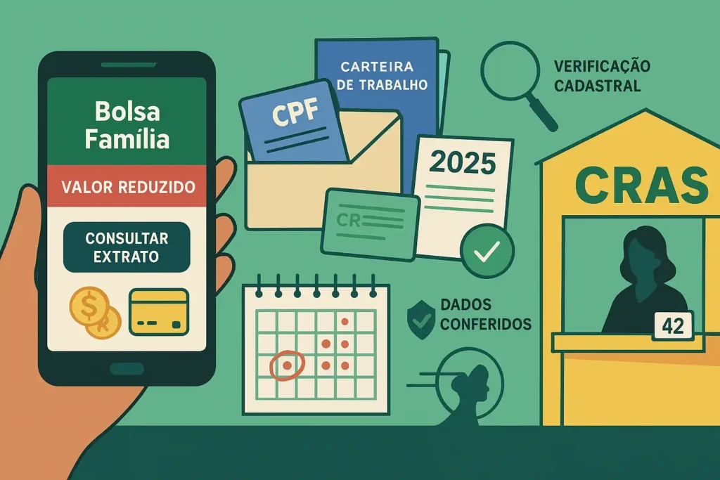 Meu Bolsa Família foi reduzido em 2025: o que fazer