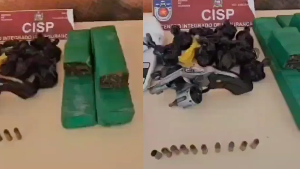 PM apreende droga, arma e munições após denúncia anônima em São José da Laje
