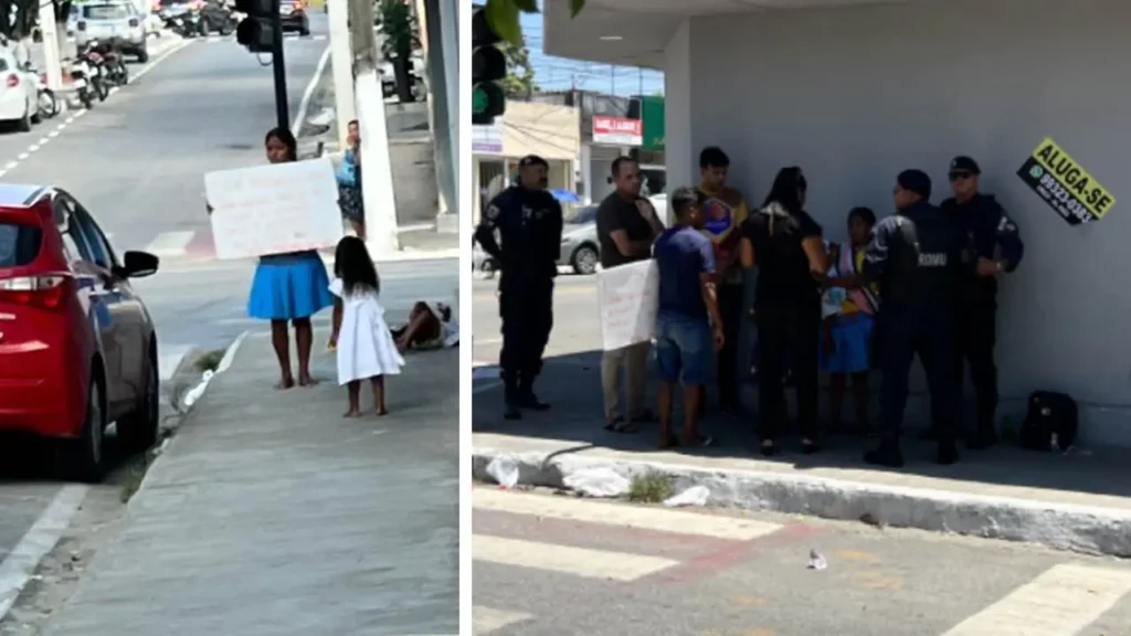 Conselho Tutelar e GM impedem mendicância com crianças venezuelanas em União dos Palmares