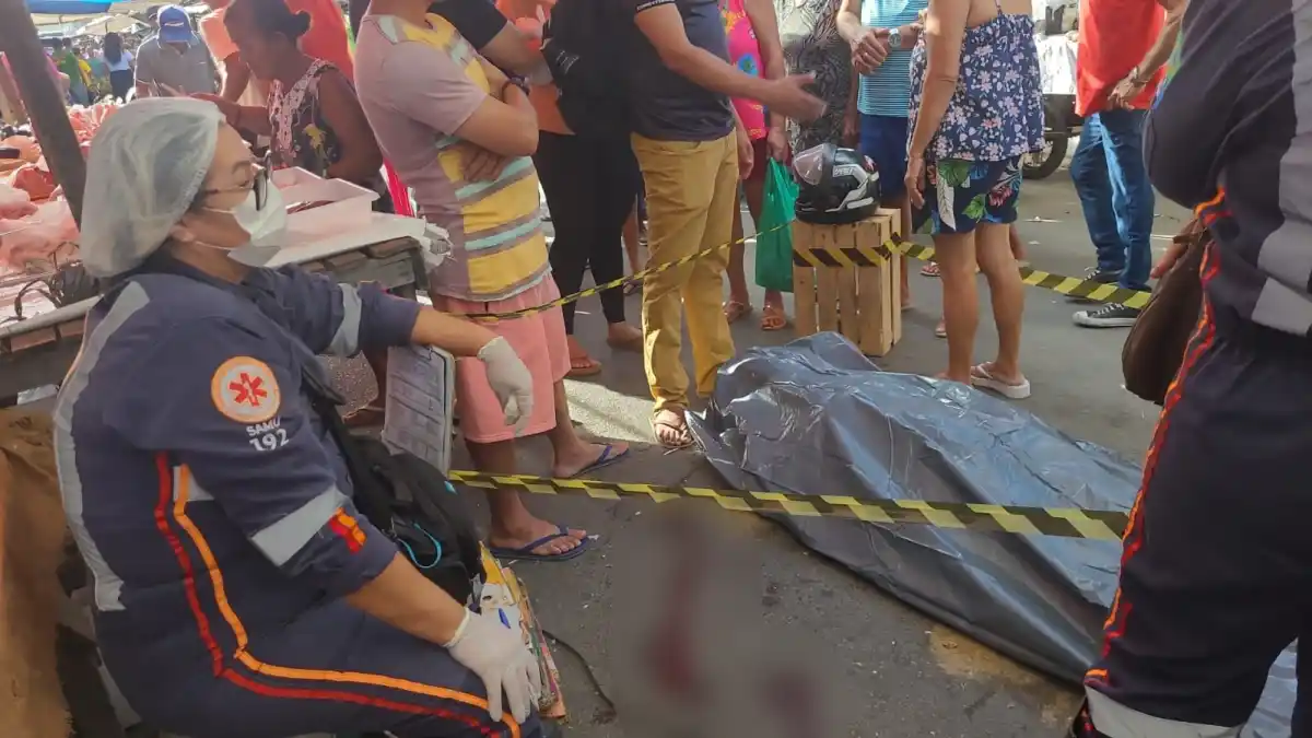 equipe do samu atua em ocorrencia com area isolada na feirinha dos terenos em uniao dos palmares
