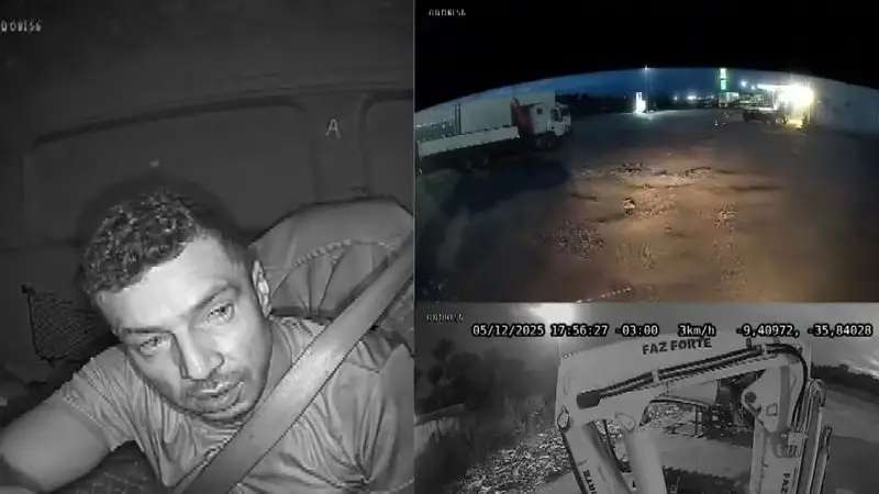 caminhoneiro de sao paulo desaparecido em alagoas imagens de camera