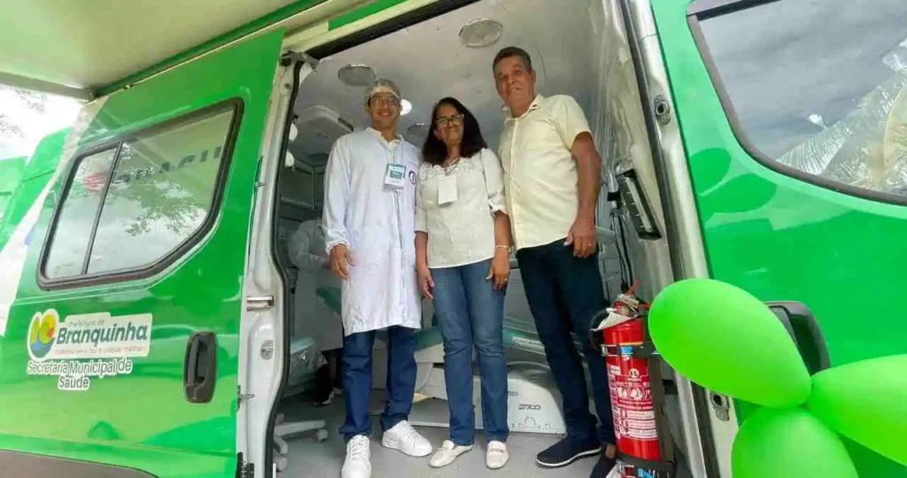 Branquinha lança programa “Saúde Mais Perto de Você” com consultório móvel