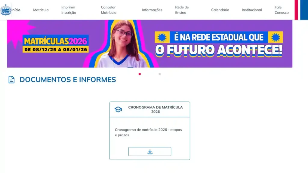 Matrícula online da rede estadual em Alagoas termina nesta quinta: veja como fazer