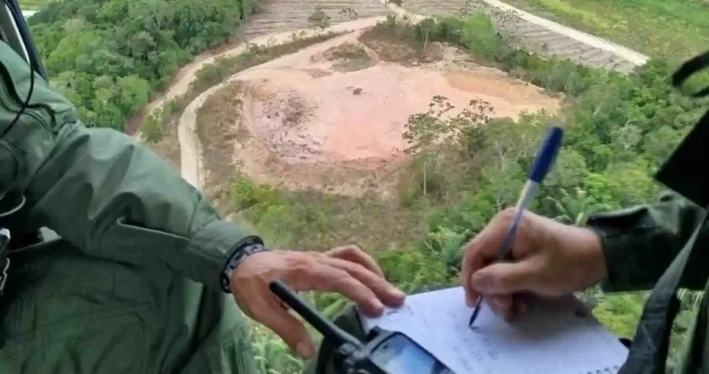 BPA realiza sobrevoo em União dos Palmares para monitorar desmatamento e extração mineral