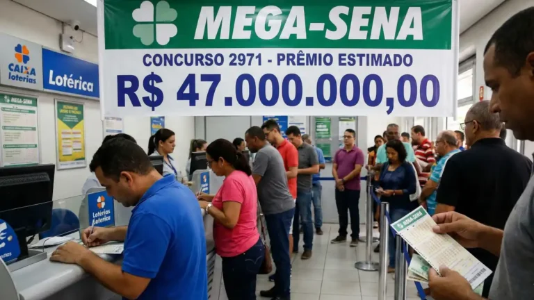 Mega-Sena 2971 sorteia prêmio de R$ 47 milhões nesta terça; veja como apostar