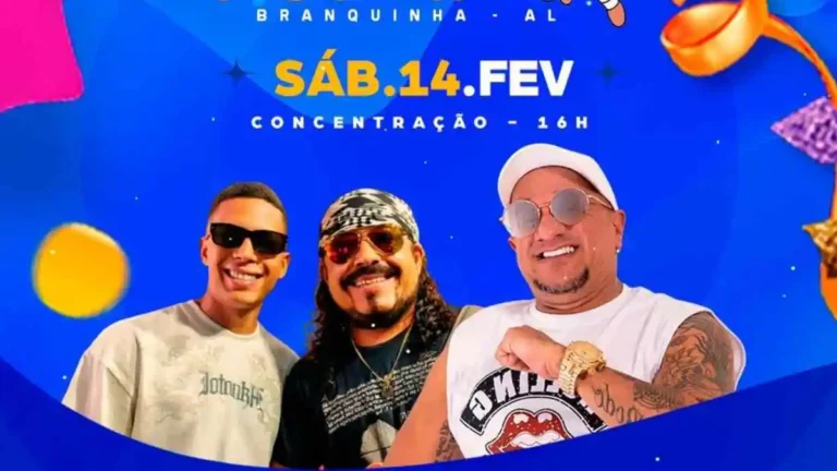 Confira a programação completa do Carnaval em Branquinha